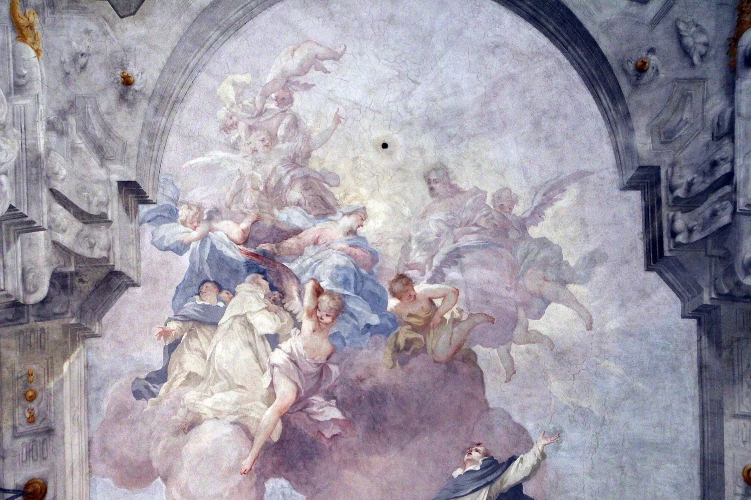 San Domenico in gloria - Fiesole, dettaglio